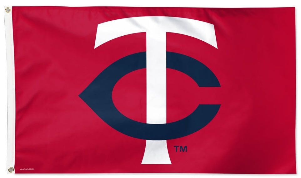 Minnesota Twins Flag 3x5 New TC Logo Red heartlandflags