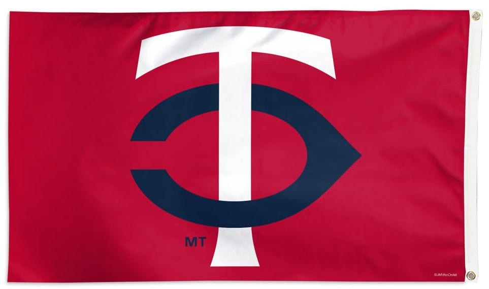 Minnesota Twins Flag 3x5 New TC Logo Red heartlandflags