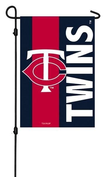 Minnesota Twins Garden Flag 2 Sided Embellished TC Applique heartlandflags