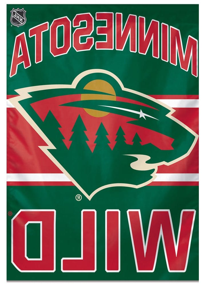 Minnesota Wild Flag Hockey Vertical House Banner heartlandflags