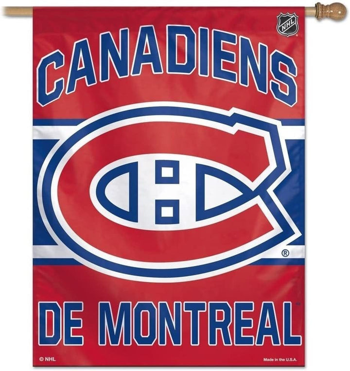 Montreal Canadiens Banner Vertical Hockey Flag heartlandflags