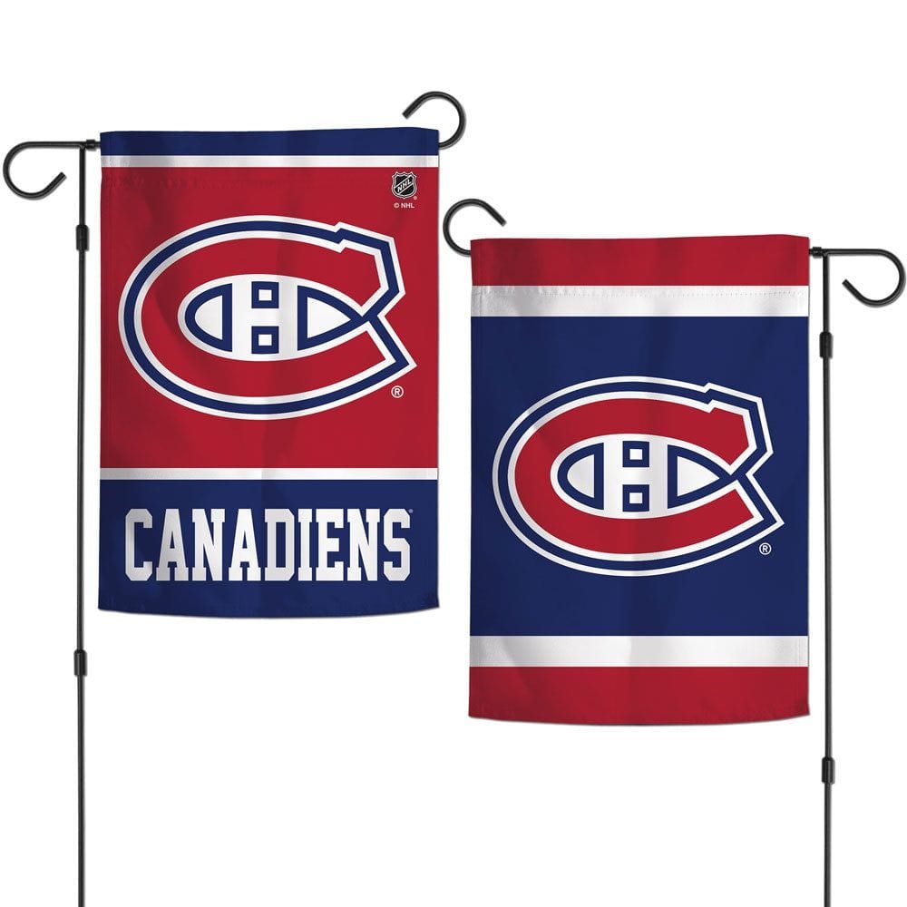 Montreal Canadiens Garden Flag 2 Sided Logo Hockey heartlandflags