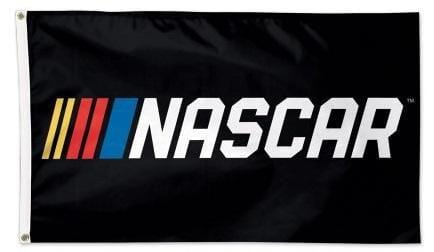 NASCAR Logo Flag 2 Sided 3x5 Black heartlandflags