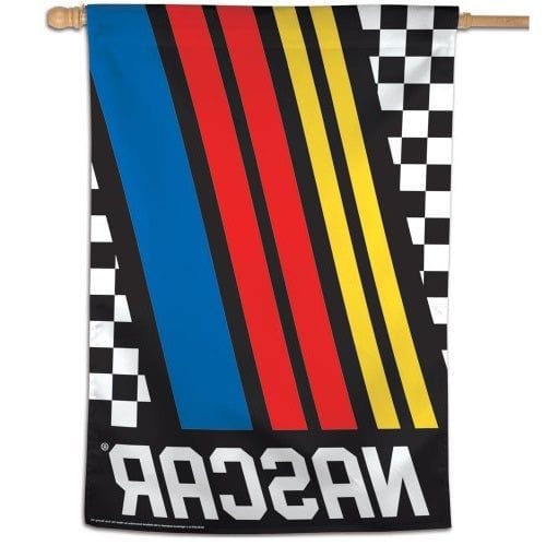 NASCAR Logo Flag Yellow Red Blue House Banner heartlandflags