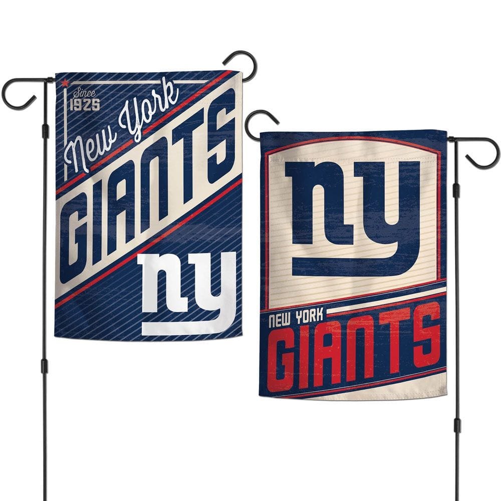 New York Giants Garden Flag 2 Sided Retro Classic Logo heartlandflags