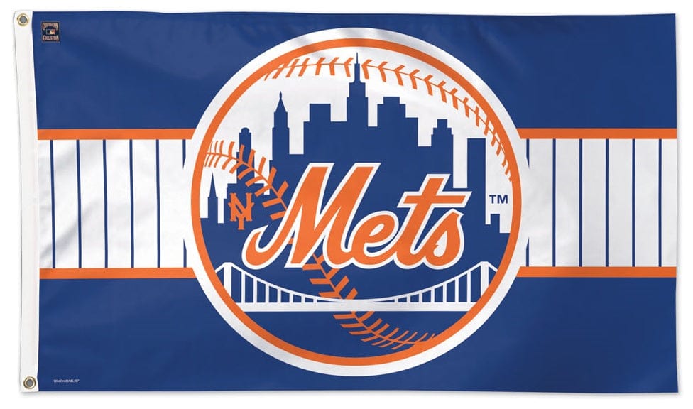 New York Mets Flag 3x5 Retro Throwback Cooperstown heartlandflags