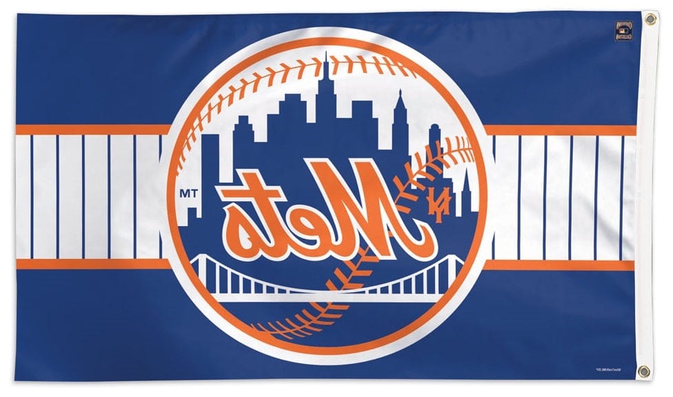 New York Mets Flag 3x5 Retro Throwback Cooperstown heartlandflags