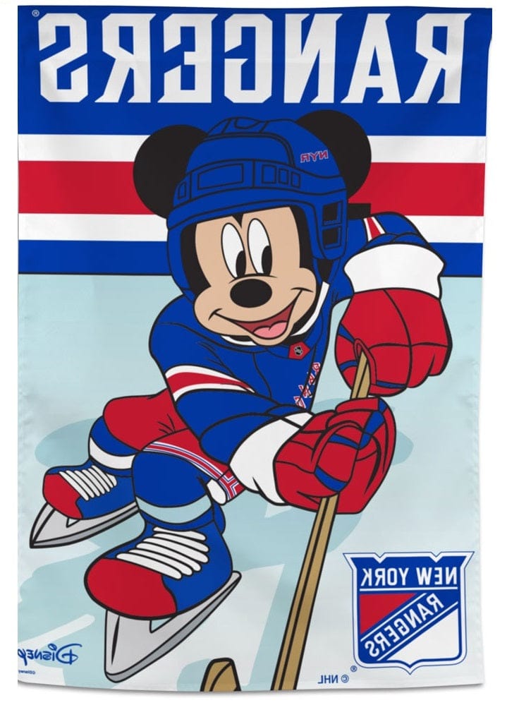 New York Rangers Flag Mickey Mouse Hockey House Banner heartlandflags