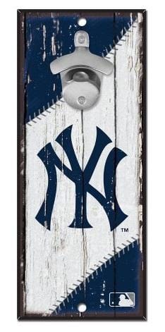 New York Yankees Bottle Opener Wood Sign heartlandflags