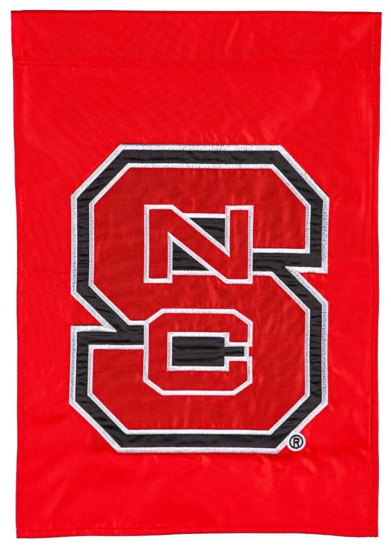 North Carolina State Garden Flag 2 Sided Applique Logo heartlandflags