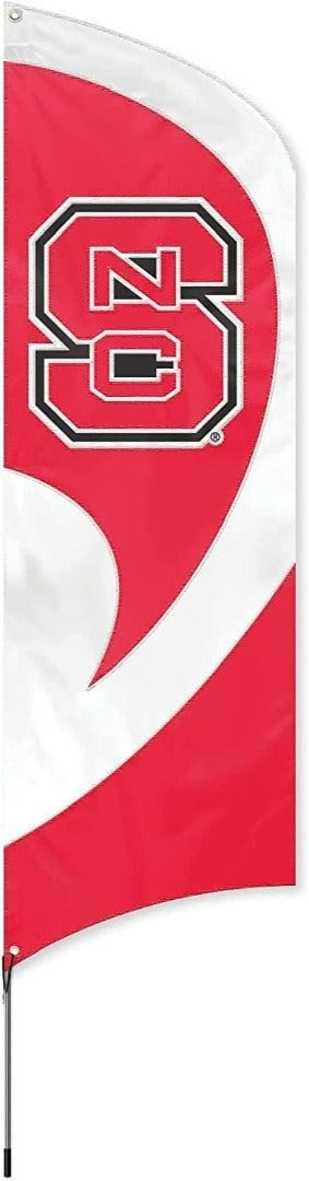 North Carolina State Flag Tall Team Feather Flag With Flagpole Wolfpack heartlandflags