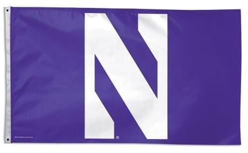 Northwestern Wildcats Flag 3x5 N Logo heartlandflags