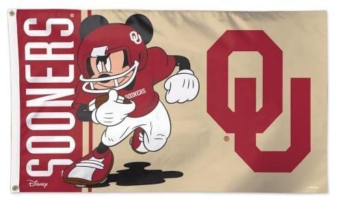 Oklahoma Sooners Flag 3x5 Disney Mickey Mouse Football heartlandflags