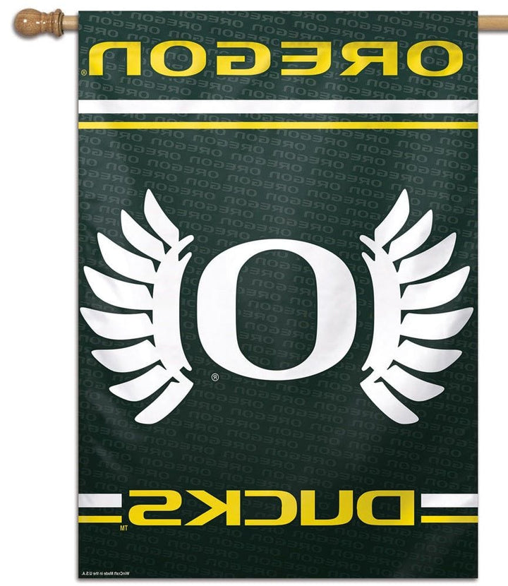 Oregon Ducks Flag Vertical Logo House Banner heartlandflags