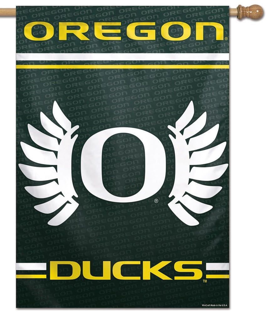 Oregon Ducks Flag Vertical Logo House Banner heartlandflags