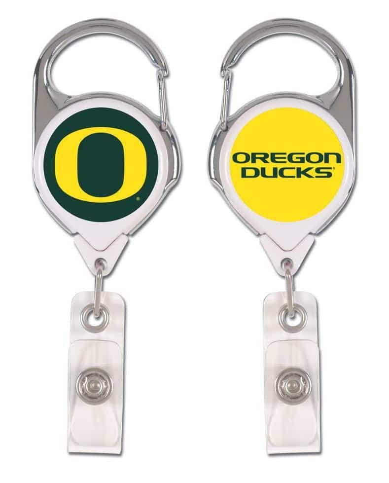 Oregon Ducks Reel 2 Sided Retractable Badge Holder heartlandflags