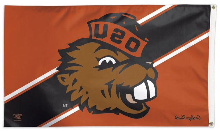 Oregon State Beavers College Vault Logo 3x5 Flag heartlandflags