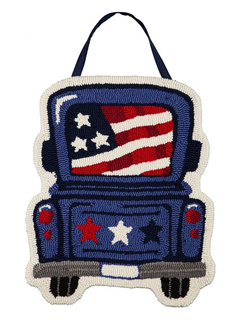 Patriotic Truck Hooked Door Decoration heartlandflags