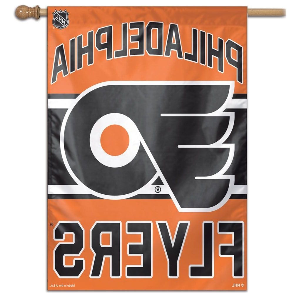 Philadelphia Flyers Banner Vertical Flag Striped heartlandflags