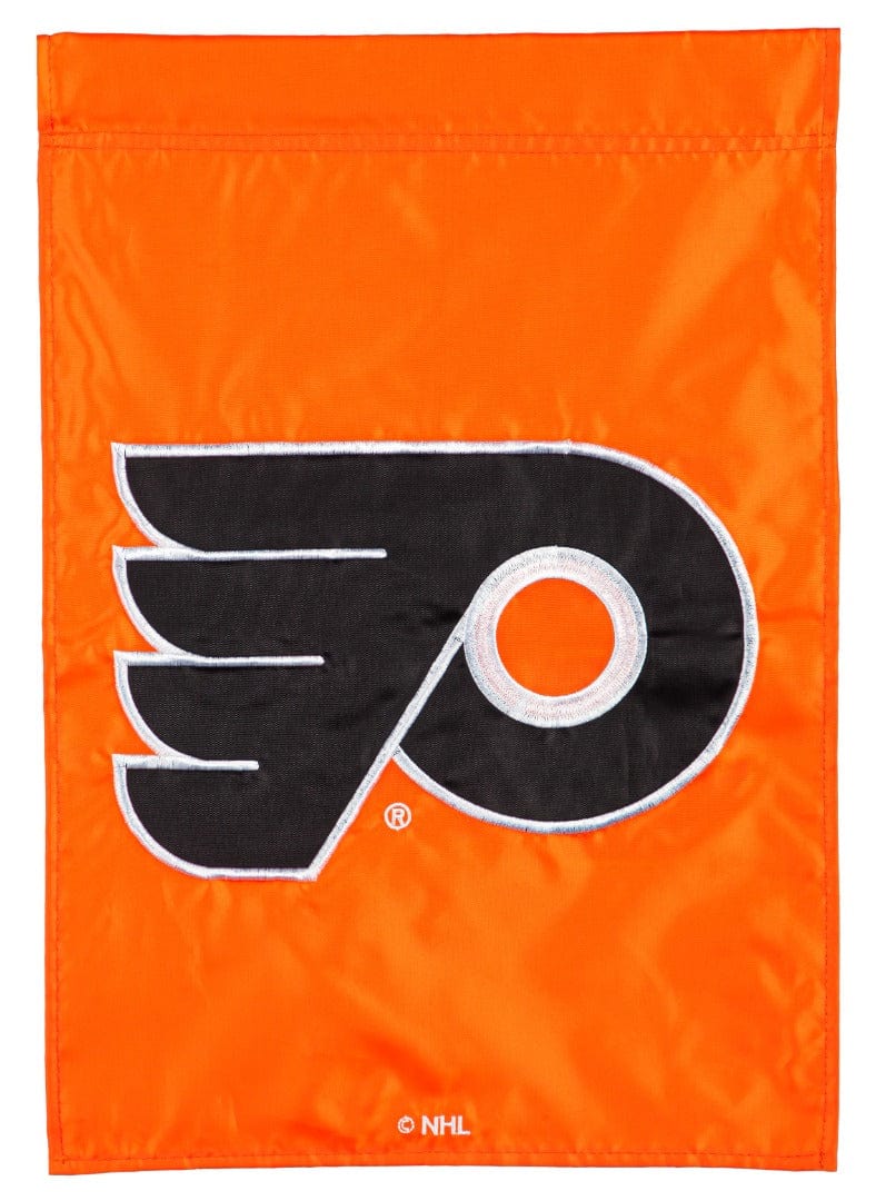 Philadelphia Flyers Garden Flag 2 Sided Applique Logo heartlandflags