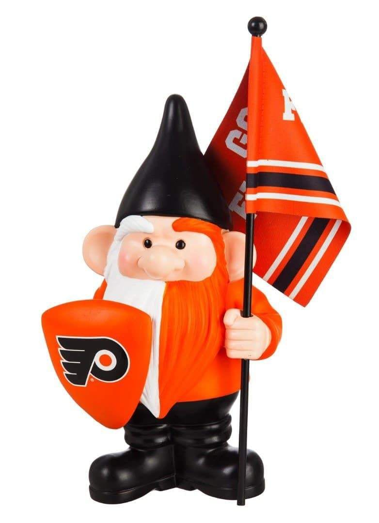 Philadelphia Flyers Gnome with Flag Go Flyers Go heartlandflags