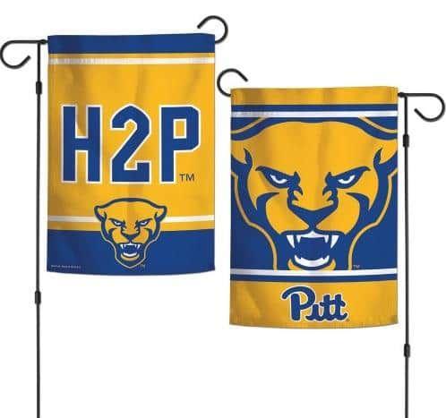 Pittsburgh Panthers Garden Flag 2 Sided Hail To Pittsburgh heartlandflags