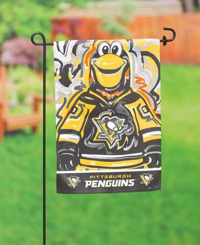 Pittsburgh Penguins Garden Flag 2 Sided Justin Patten heartlandflags