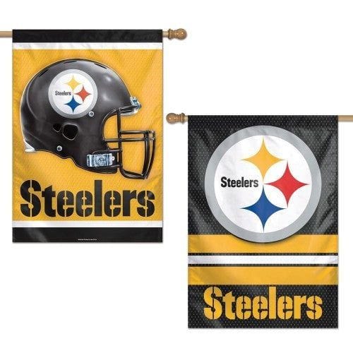 Pittsburgh Steelers Flag 2 Sided House Banner heartlandflags