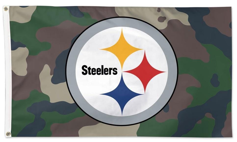 Pittsburgh Steelers Flag 3x5 Camo heartlandflags