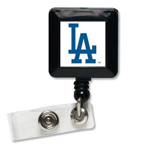 Retractable Los Angeles Dodgers Reel Name Badge Holder heartlandflags