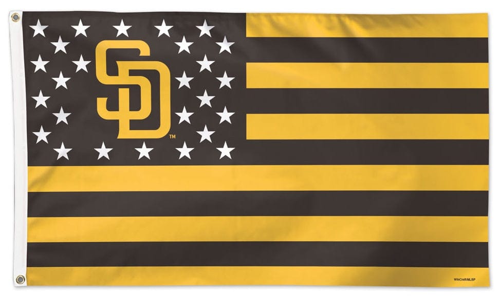 San Diego Padres Flag 3x5 Patriotic Americana MLB