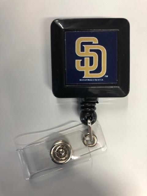 San Diego Padres Reel Retractable ID Holder heartlandflags