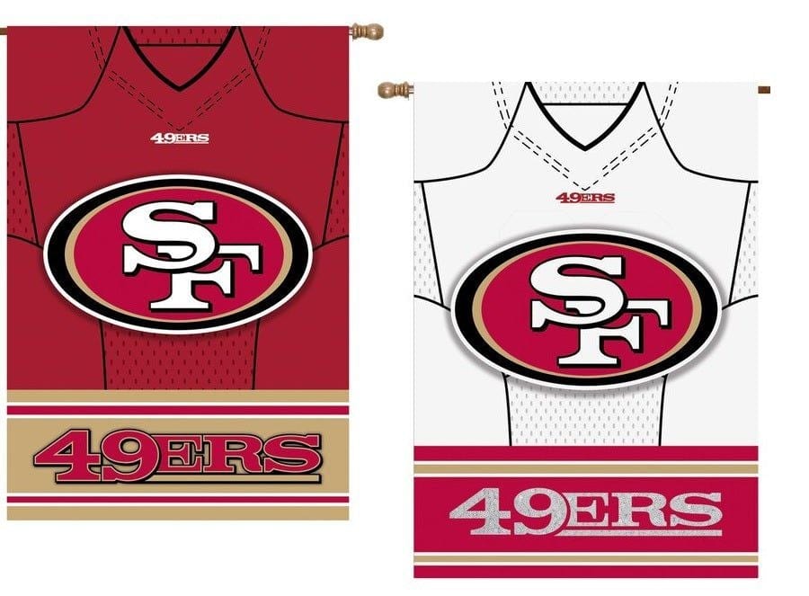 San Francisco 49ers Flag 2 Sided Jersey House Banner heartlandflags