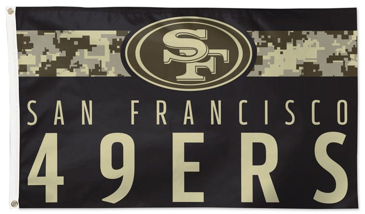 San Francisco 49ers Flag 3x5 Digi Camo Military heartlandflags