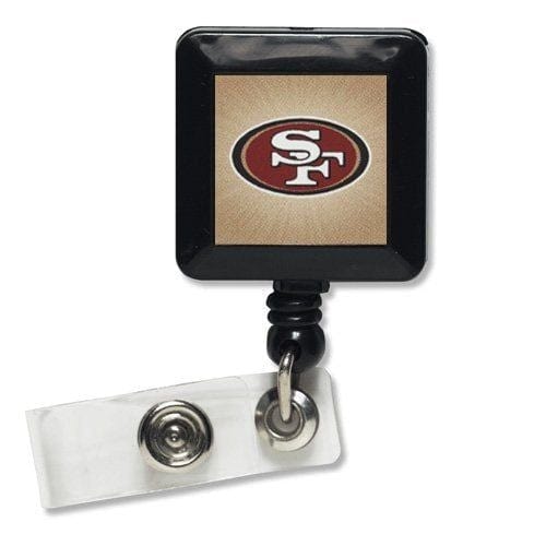 San Francisco 49ers Reel Retractable Badge Holder heartlandflags