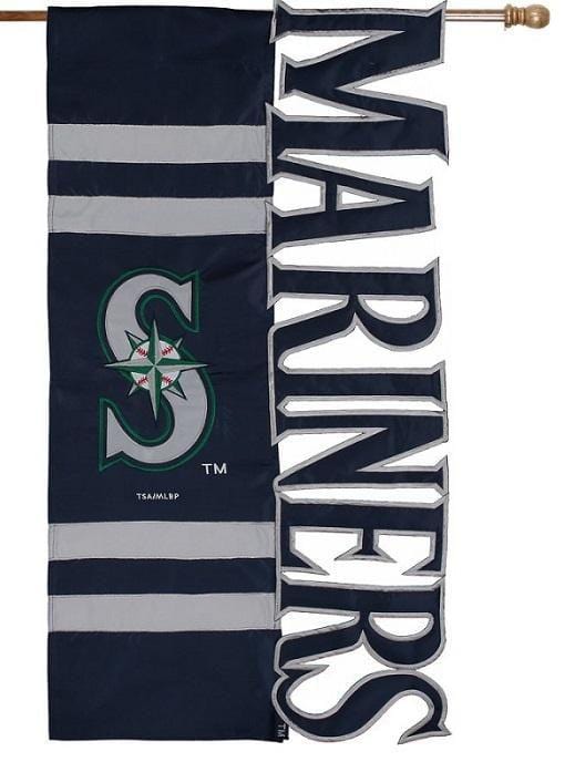 Seattle Mariners Flag 3D Sculpted House Banner Baseball heartlandflags