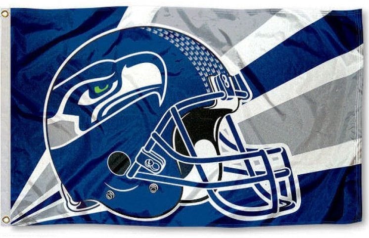 Seattle Seahawks Flag 3x5 Helmet Logo heartlandflags