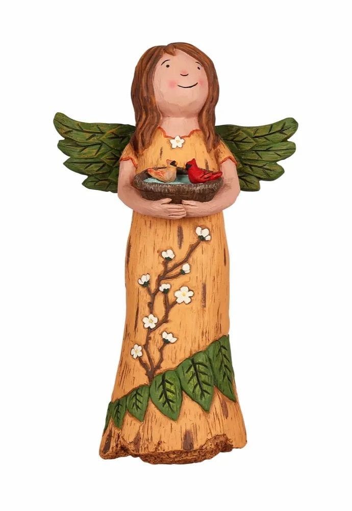 Simple Things Garden Angel Figurine Wings of Whimsy Cardinal heartlandflags