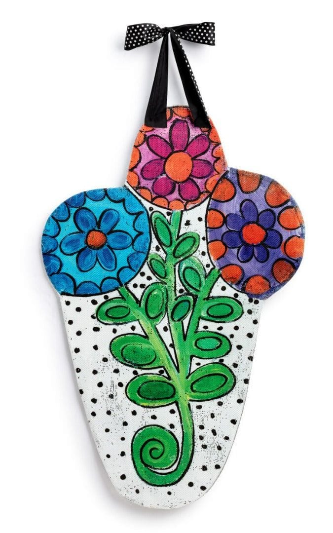 Spring Reversible Flowers Door Hanger Peri Woltjer Screenings 2 Screens heartlandflags