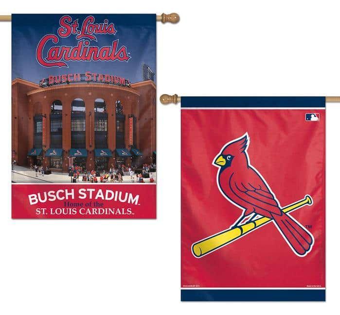 St Louis Cardinals Flag 2 Sided House Banner Double Logo heartlandflags