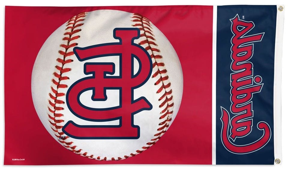 St Louis Cardinals Flag 3x5 Baseball Logo heartlandflags