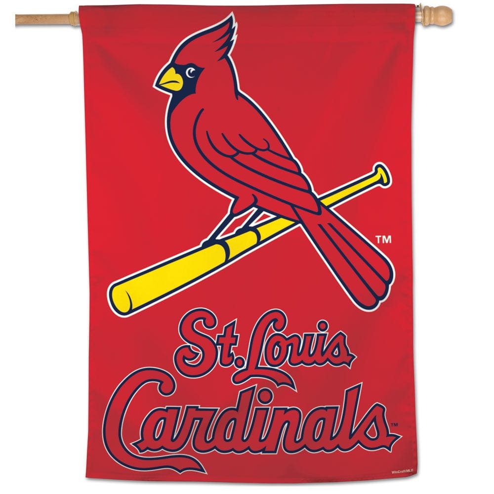 St Louis Cardinals Flag Batting Bird Logo Banner heartlandflags