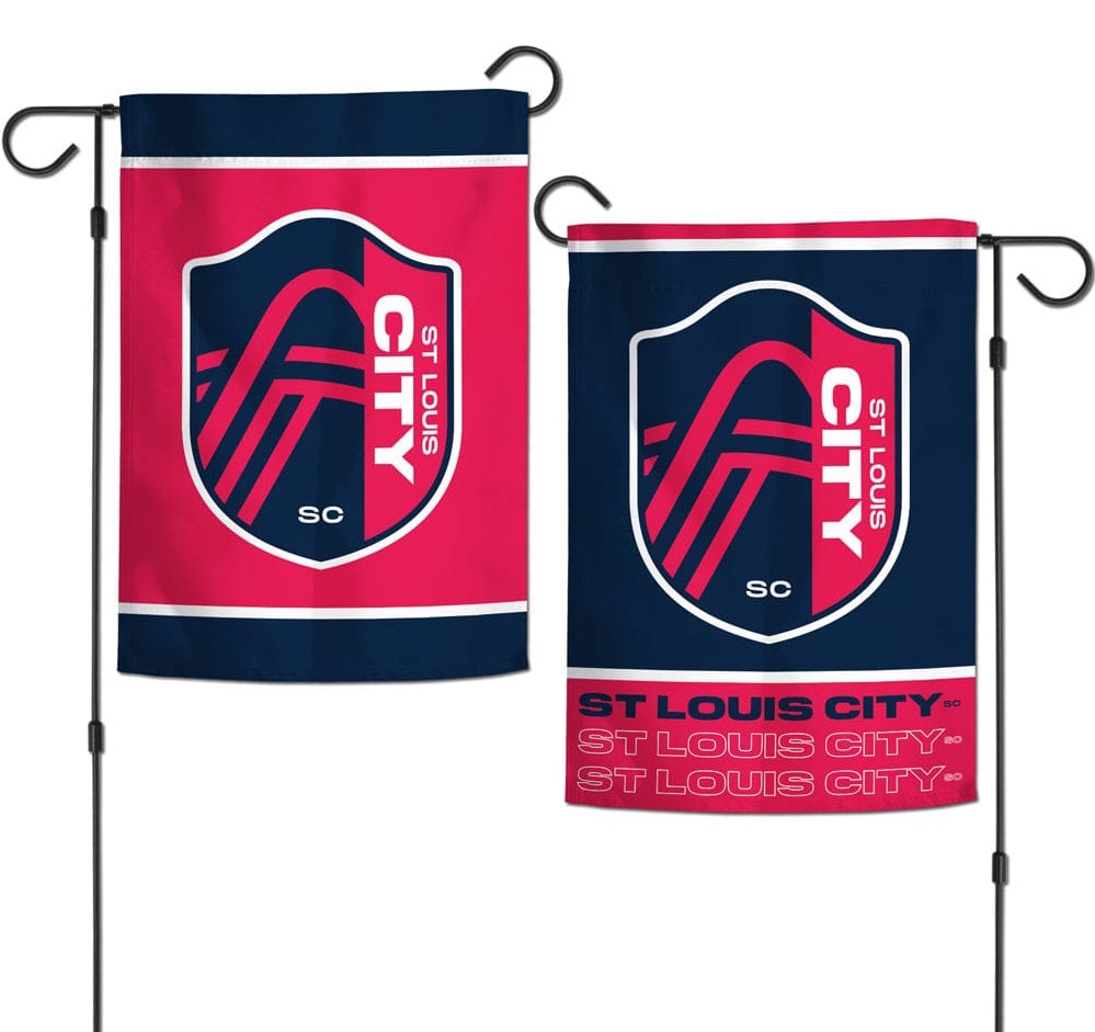 St Louis City SC Garden Flag 2 Sided heartlandflags