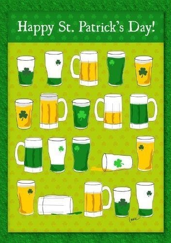 St. Pat's Party St Patricks Day Banner Flag Beer heartlandflags