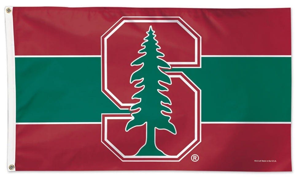 Stanford University Flag 3x5 Logo heartlandflags