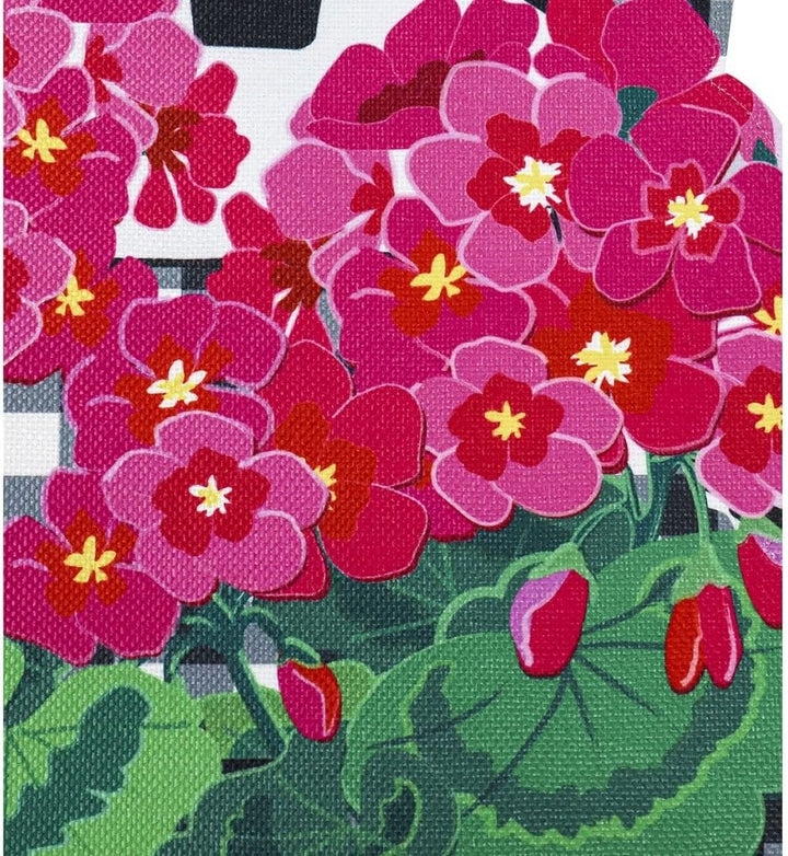 Summer Geranium Truck LED Window Decoration heartlandflags