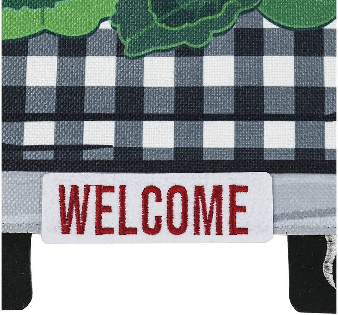 Summer Geranium Truck LED Window Decoration heartlandflags