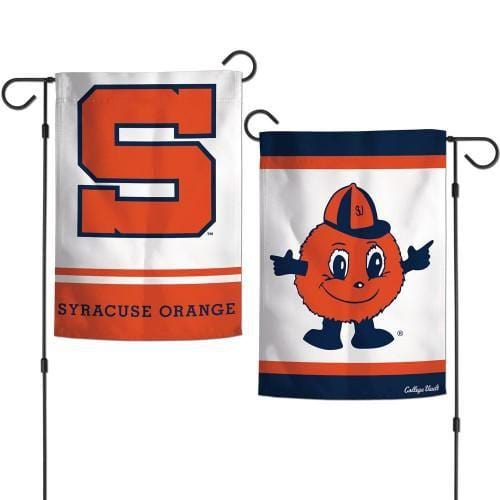 Syracuse Garden Flag 2 Sided Orange Vintage Classic Logo heartlandflags