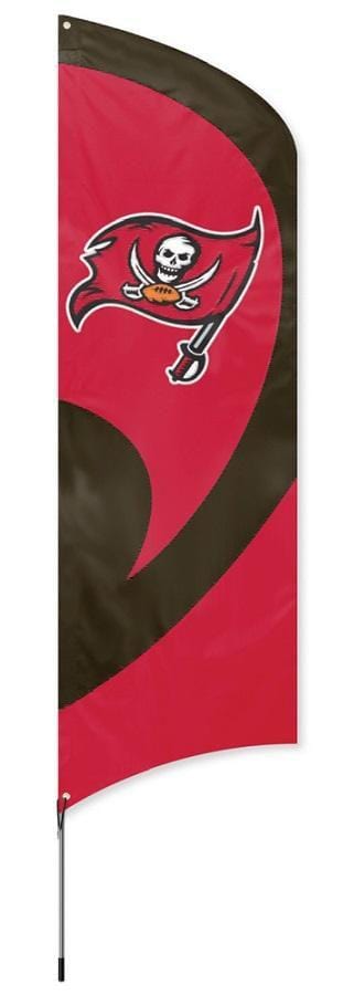 Tampa Bay Buccaneers Tall Team Feather Flag with Flagpole heartlandflags