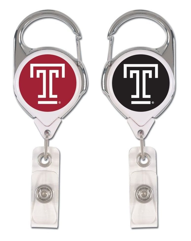 Temple Reel 2 Sided ID Badge Holder Logo heartlandflags